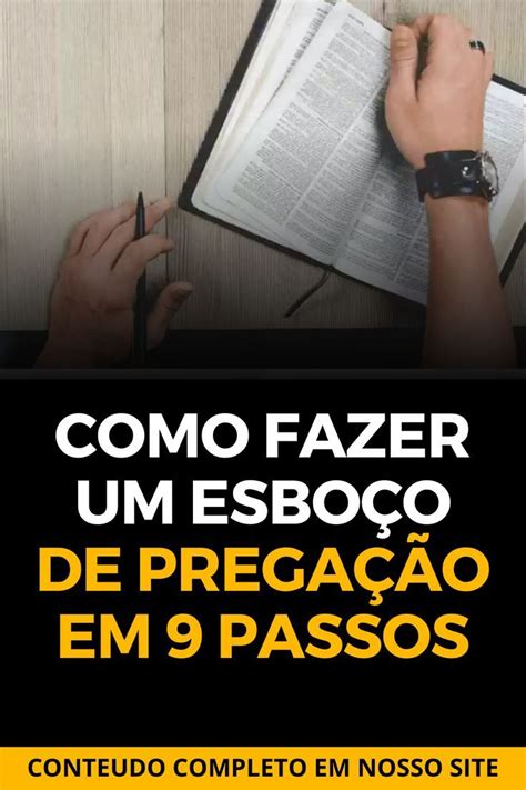 esboço de pregações cortas.